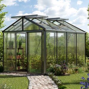 GFP 235 x 311 cm Greenhouse, aluminium, Special offer set: Pro 2 - (GFPV00155)