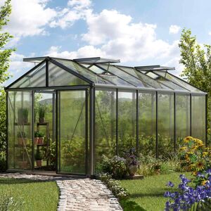 GFP 235 x 460 cm Greenhouse, aluminium, no extras - (GFPV00164)