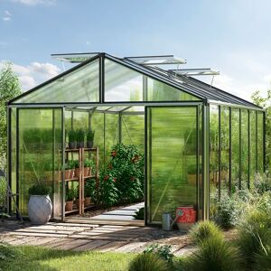 GFP 311 x 460 cm Greenhouse, aluminium, Special offer set: Pro 1 - (GFPV00264)