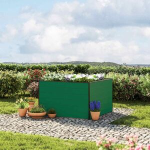 GFP 119 x 119 x 77 cm Raised garden bed, Green - (GFPV00323)