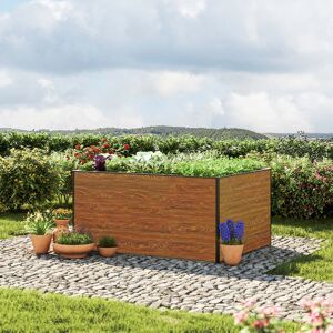 GFP 150 x 119 x 77 cm Raised garden bed, Wood-finish - (GFPV00336)