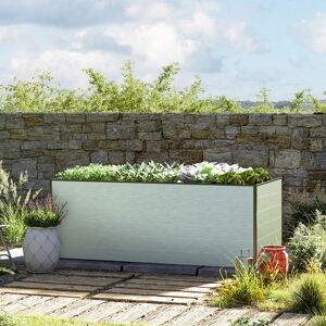 GFP 195 x 99 x 77 cm Raised garden bed, Aluminium anodised - (GFPV00342)