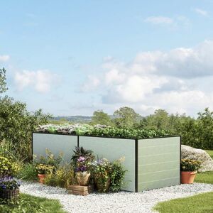 GFP 235 x 119 x 77 cm Raised garden bed, Aluminium anodised - (GFPV00363)