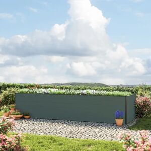 GFP 351 x 77 x 77 cm Raised garden bed, Anthracite grey - (GFPV00385)