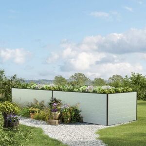GFP 387 x 119 x 77 cm Raised garden bed, Aluminium anodised - (GFPV00411)