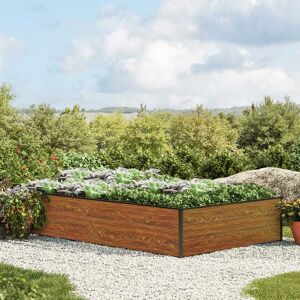 GFP 195 x 119 x 39 cm Raised garden bed, Wood-finish - (GFPV00526)