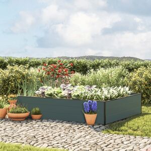 GFP 195 x 150 x 39 cm Raised garden bed, Anthracite grey - (GFPV00529)