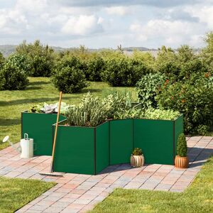 GFP 290 x 290 x 77 cm Raised garden bed, Green - (GFPV00576)