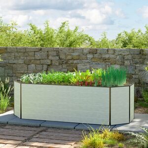 GFP 219 x 119 x 77 cm Raised garden bed, Aluminium anodised - (GFPV00599)