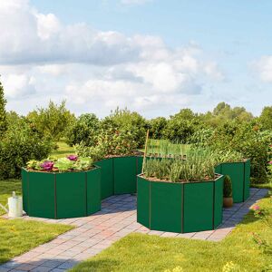 GFP 332 x 332 x 77 cm Raised garden bed, Green - (GFPV00607)