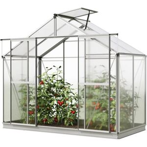 GFP 2.56 x 1.31 cm Greenhouse, 6 mm twin-wall sheets, incl. special offer set XL - (GFPV00735)