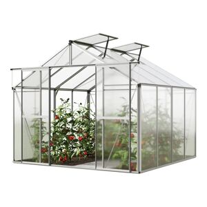 GFP 2.56 x 2.56 cm Greenhouse, 6 mm twin-wall sheets - (GFPV00740)