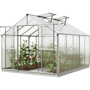 GFP 2.56 x 3.17 cm Greenhouse, 6 mm twin-wall sheets, incl. special offer set XXL - (GFPV00745)