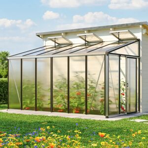 GFP 388 x 194 cm Lean-to greenhouse - (GFPV00750)