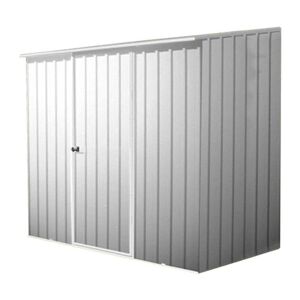 Mercia 7 x 5 Absco Space Saver Metal Shed - Colour: Zinc