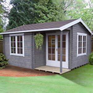 12G x 15 Shire Twyford Log Cabin 34mm to 70mm Logs - 44mm Logs