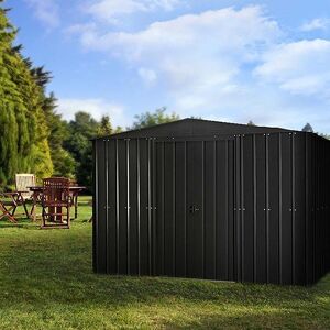 10 x 7 Lotus Metal Shed in Anthracite Grey