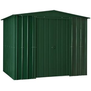 8 x 3 Lotus Apex Metal Shed in Heritage Green