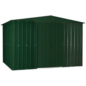 10 x 12 Lotus Apex Metal Shed in Heritage Green