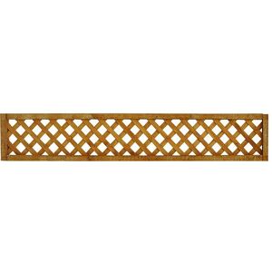 1ft High (0.3m) Forest Garden Diamond Lattice Fence Topper