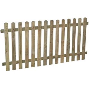 3ft High (0.9m) Forest Garden Heavy Duty Pale Fence Panel - Pressure Treated