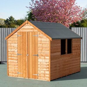 8 x 6 Shire Value Overlap Shed - Double Doors