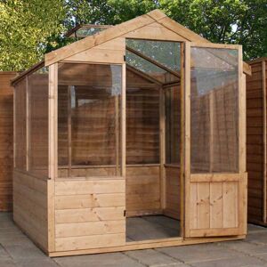 4 x 6 Mercia Traditional Wooden Greenhouse