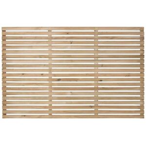 Forest Garden 4ft High Forest Contemporary Slatted Fence Panel - Pressure Treated - Panels