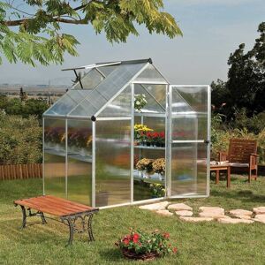 6 x 4 Palram - Canopia Mythos Greenhouse - Silver