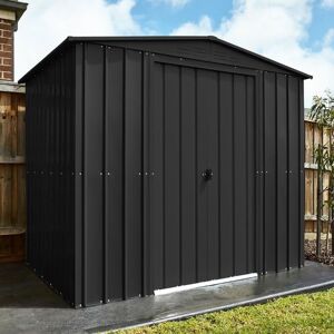 8 x 8 Lotus Apex Metal Shed in Anthracite Grey