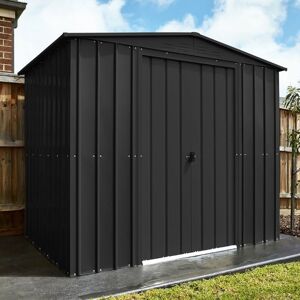 8 x 3 Lotus Apex Metal Shed in Anthracite Grey