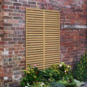 Forest Garden Forest 6 x 3 Pressure Treated Slatted Trellis Panel