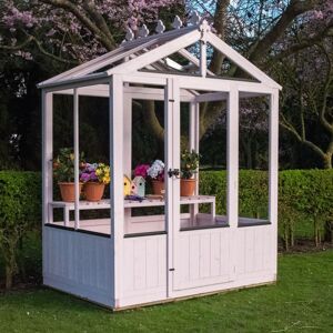 6 x 4 Shire Holkham Wooden Greenhouse