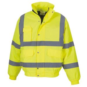 Yoko International Yoko HVP211 Classic Bomber Jacket C/W Reflective Tape 4XL  Yellow