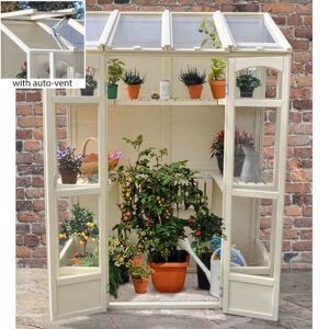 Forest Garden 5'x2' Forest Victorian Tall Wall Greenhouse with Auto Vent (1.47x0.72m)