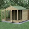 Forest Garden 10x8 Forest Beckwood Apex Summerhouse with Double Doors - 25yr Guarantee - 10x8 Forest Beckwood Apex Summerhouse with Double Doors - 25yr Guarantee -