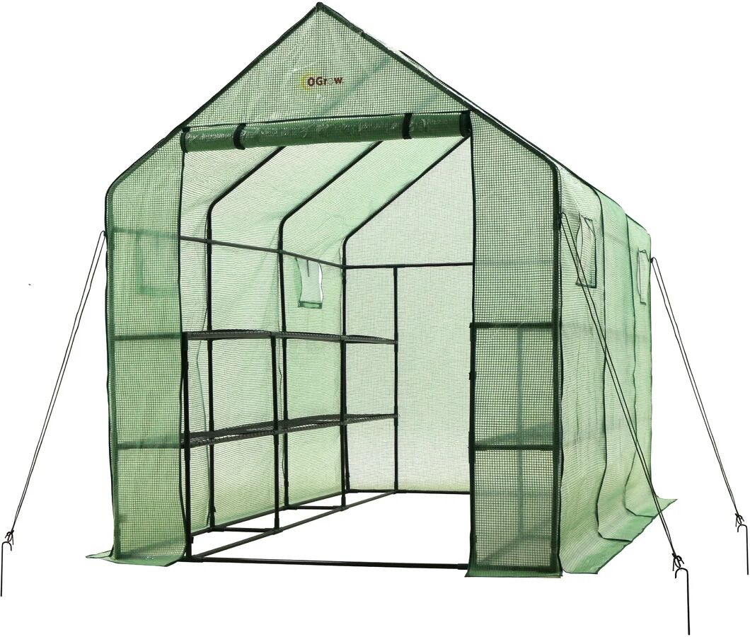 Photos - Greenhouses Dakota Fields Kwiete 2 Tier 12 Shelf Portable Large Walk In Garden Greenho