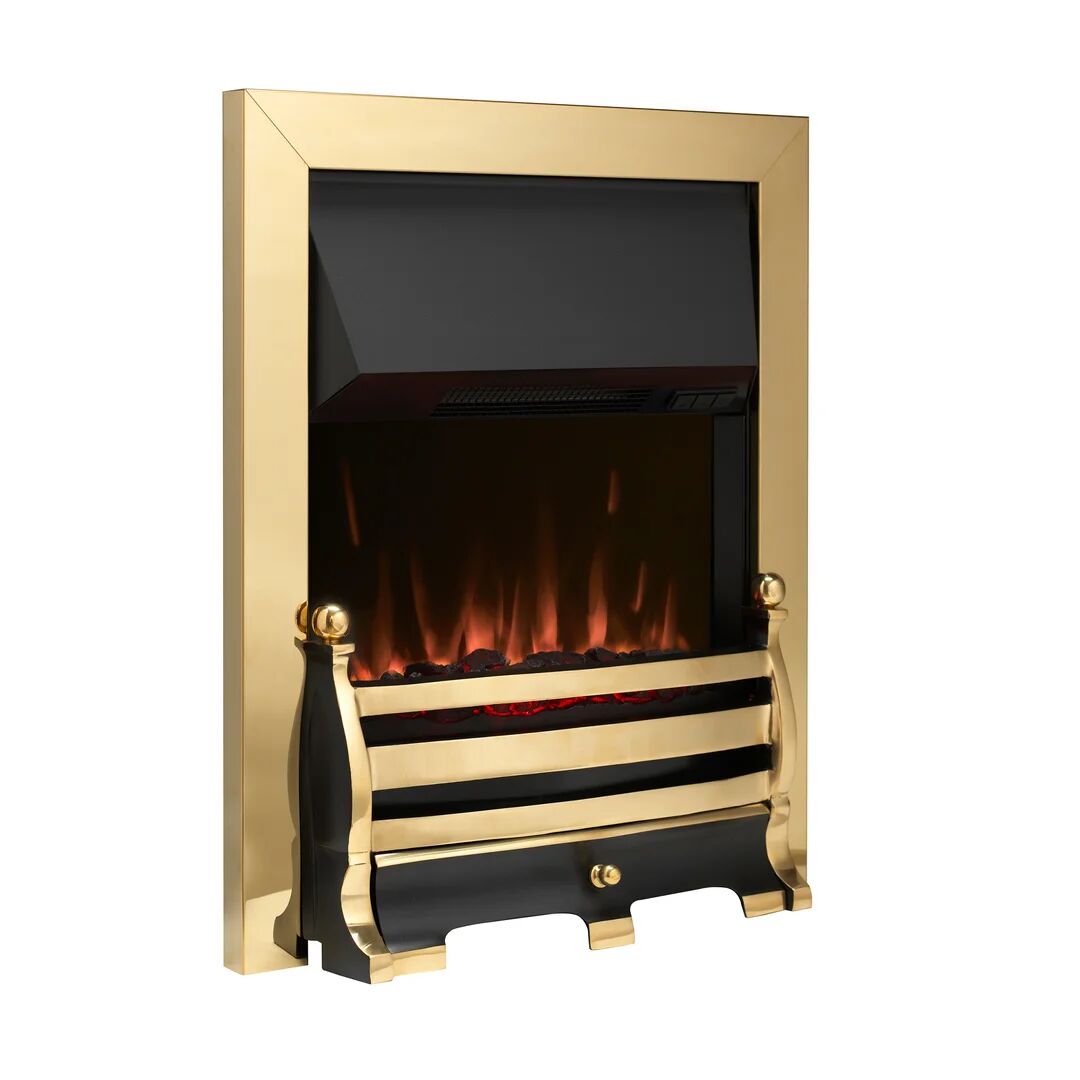 Photos - Fireplace Box / Freestanding Stove Belfry Heating Ida Fire yellow 58.0 H x 49.0 W x 7.5 D cm