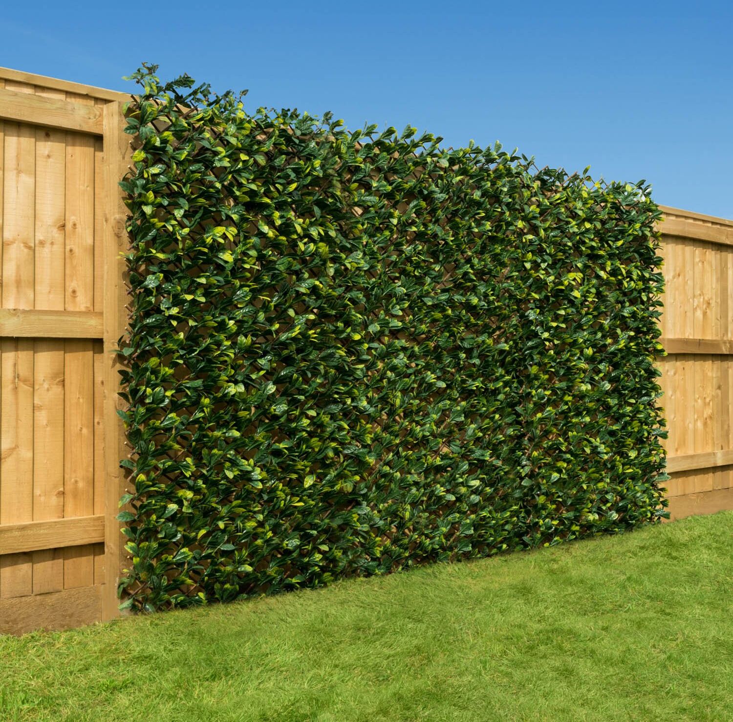 Christow Trellis With 2 Tone Leaves (1m x 2m) - Green