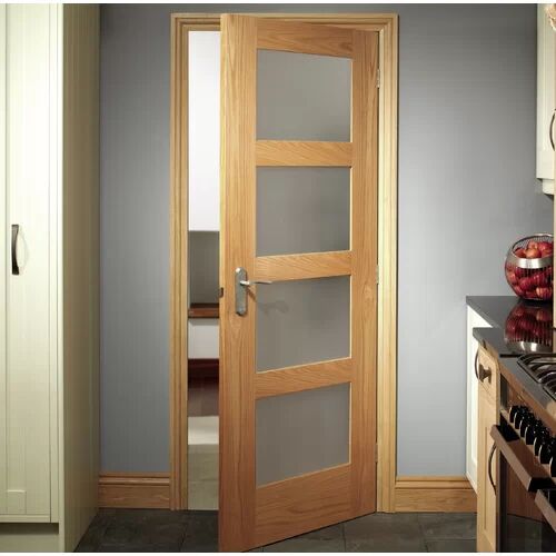 XL Joinery Shaker Internal Door XL Joinery Door Size: 1981mm H x 762mm W x 35mm D  - Size: 203cm H X 81cm W X 3cm D