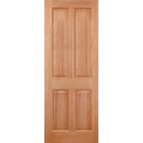 LPD Doors Colonial Wood 4 Panel Unglazed External Door LPD Doors Size: 208.3 cm H x 86.4 cm W x 4.4 cm D  - Size: 2135mm H x 915mm W x 44mm D
