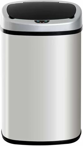 Symple Stuff Stainless Steel 58 Litre Motion Sensor Rubbish Bin Symple Stuff  - Size: Mini (Under 40cm High)