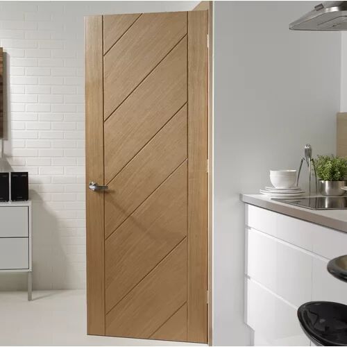 XL Joinery Monza Internal Door Unfinished XL Joinery Door Size: 1981mm H x 762mm W x 35mm D  - Size: 198cm H X 11cm W X 4cm D