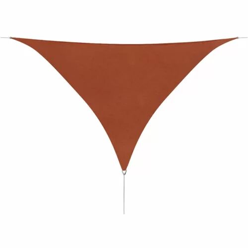 Symple Stuff 3.6m x 3.6m Triangular Shade Sail Symple Stuff Colour: Terracotta  - Size: 600cm H X 400cm W