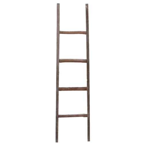 Symple Stuff Jaeden 4 ft Wood Straight Ladder Symple Stuff  - Size: