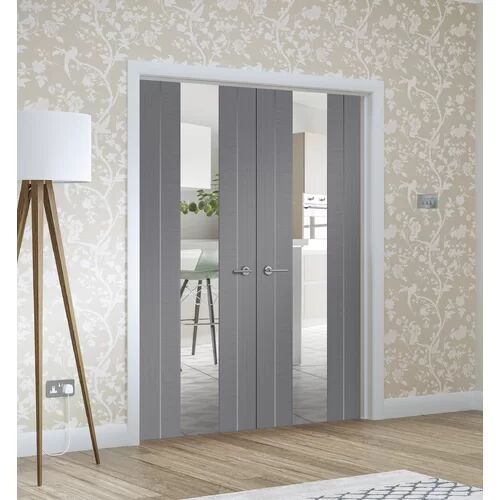 XL Joinery Forli Door Pairs Prefinished XL Joinery Door Size: 1981mm H x 116mm W x 40mm D  - Size: 1981mm H x 838mm W x 35mm D