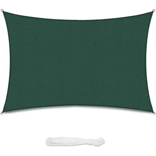 Dakota Fields Cliona Rectangular Shade Sail Dakota Fields Colour: Green, Size: 400cm W x 200cm D  - Size: