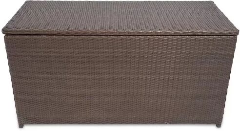 Dakota Fields Meuric Wicker/Rattan Storage Box Dakota Fields Colour: Brown  - Size: 50cm H x 100cm W