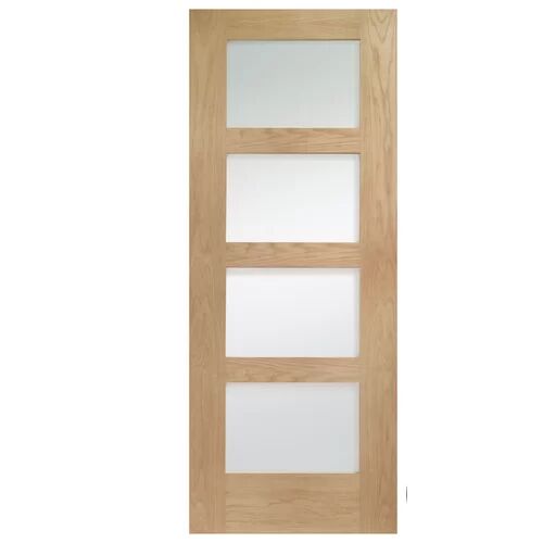 XL Joinery Shaker Internal Door Primed XL Joinery Door Size: 1981mm H x 686mm W x 35mm D  - Size: 1981mm H x 610mm W x 35mm D