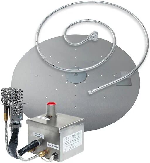 Fire by Design WR AWEIS Round Flat Fire Pit Burner System-18